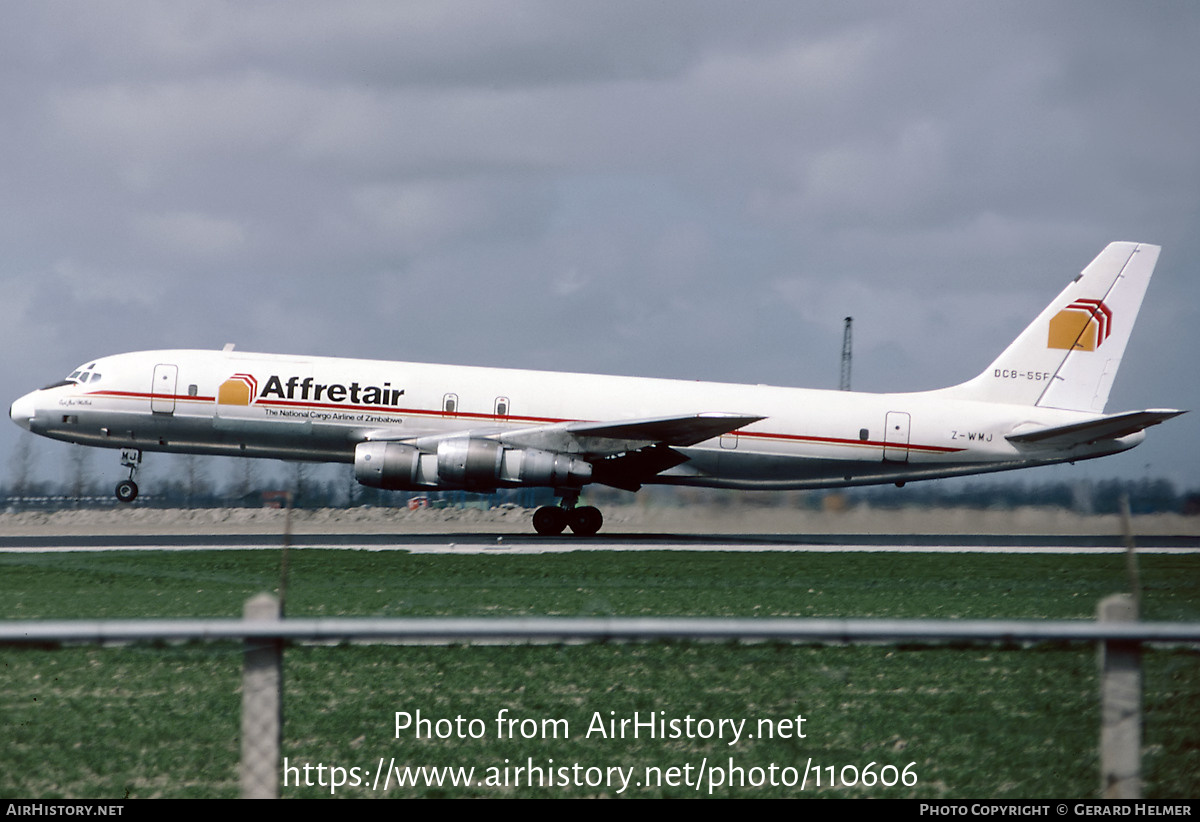 Aircraft Photo of Z-WMJ | Douglas DC-8-55(F) | Affretair | AirHistory.net #110606