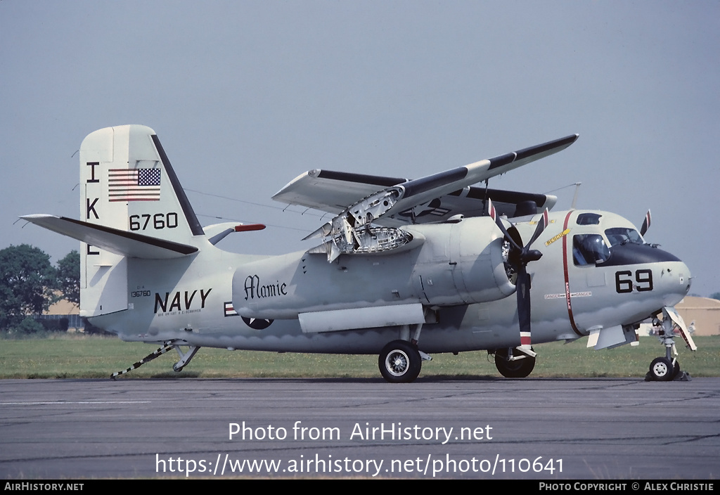 Aircraft Photo of 136760 | Grumman C-1A Trader (TF-1) | USA - Navy | AirHistory.net #110641