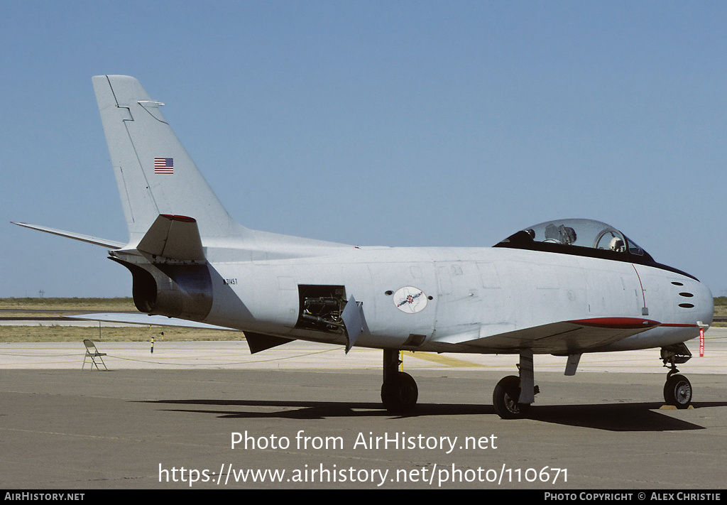 Aircraft Photo of N3145T | North American F-86F Sabre | AirHistory.net #110671