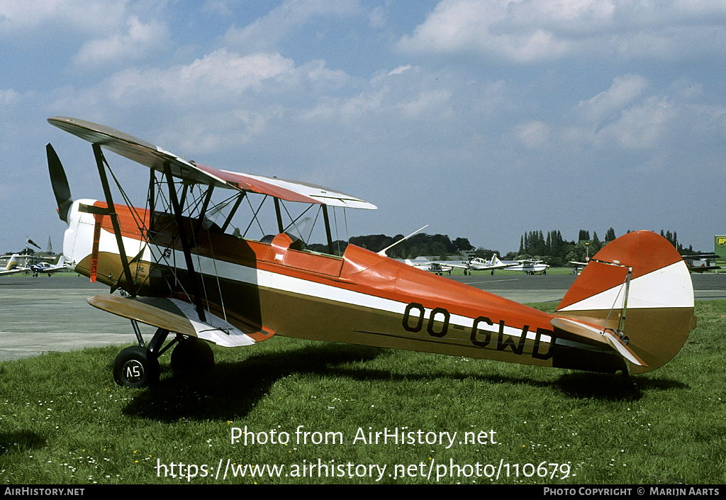 Aircraft Photo of OO-GWD | Stampe-Vertongen SV-4B | AirHistory.net #110679