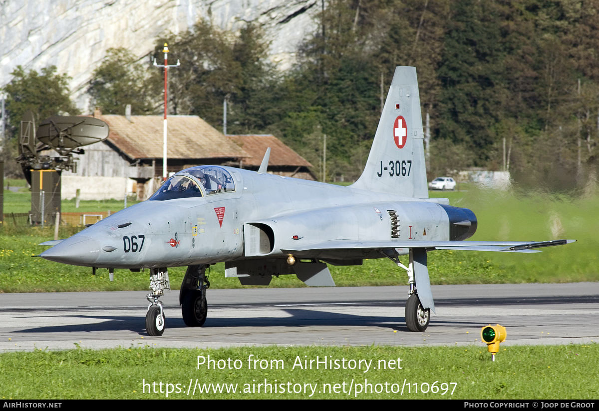 Aircraft Photo of J-3067 | Northrop F-5E Tiger II | Switzerland - Air Force | AirHistory.net #110697