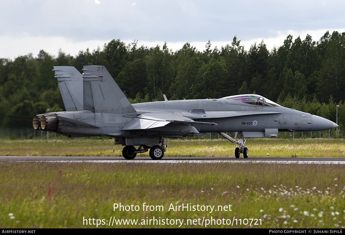 Aircraft Photo of HN-437 | McDonnell Douglas F/A-18C Hornet | Finland - Air Force | AirHistory.net #110721