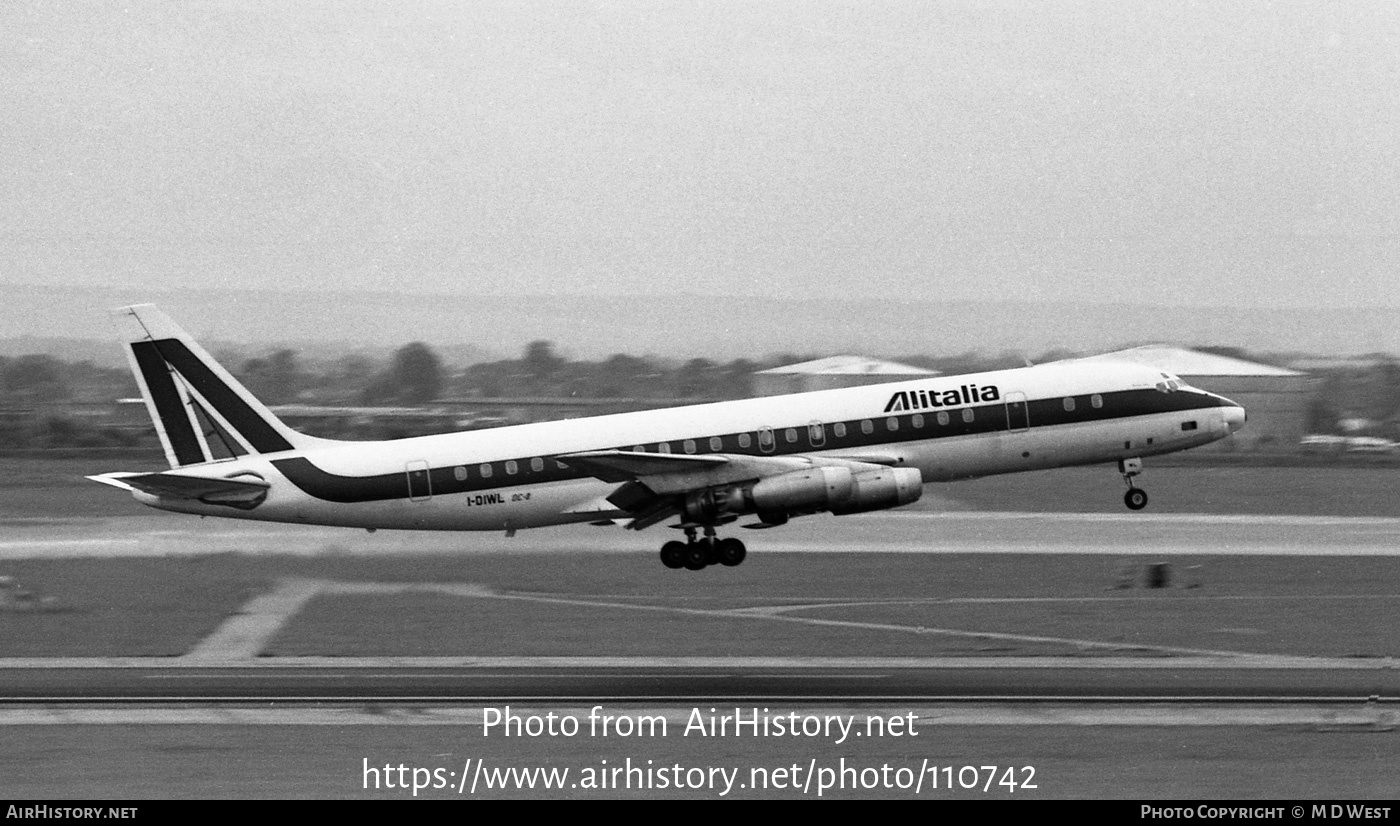 Aircraft Photo of I-DIWL | Douglas DC-8-43 | Alitalia | AirHistory.net #110742