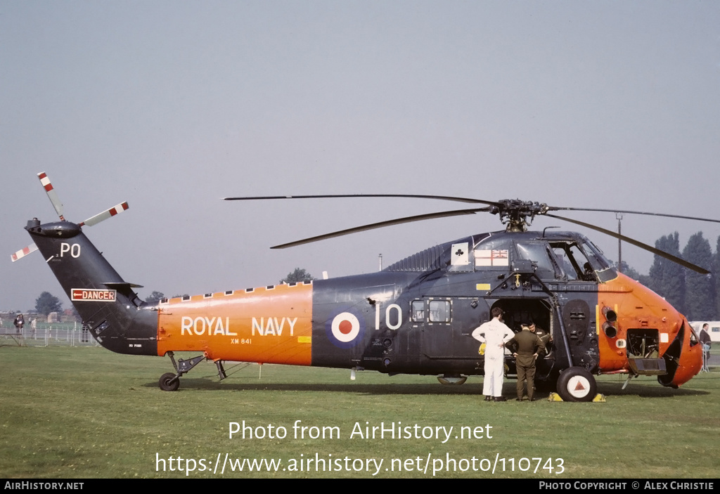 Aircraft Photo of XM841 | Westland WS-58 Wessex HAS.1 | UK - Navy | AirHistory.net #110743