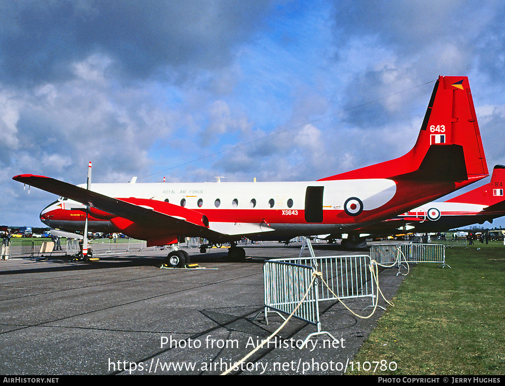 Aircraft Photo of XS643 | Hawker Siddeley HS-780 Andover E3A | UK - Air Force | AirHistory.net #110780