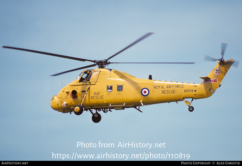 Aircraft Photo of XR504 | Westland WS-58 Wessex HC.2 | UK - Air Force | AirHistory.net #110819