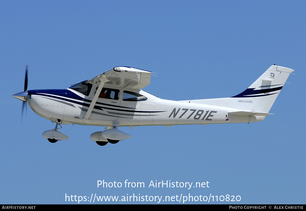 Aircraft Photo of N7781E | Cessna 182T Skylane | AirHistory.net #110820