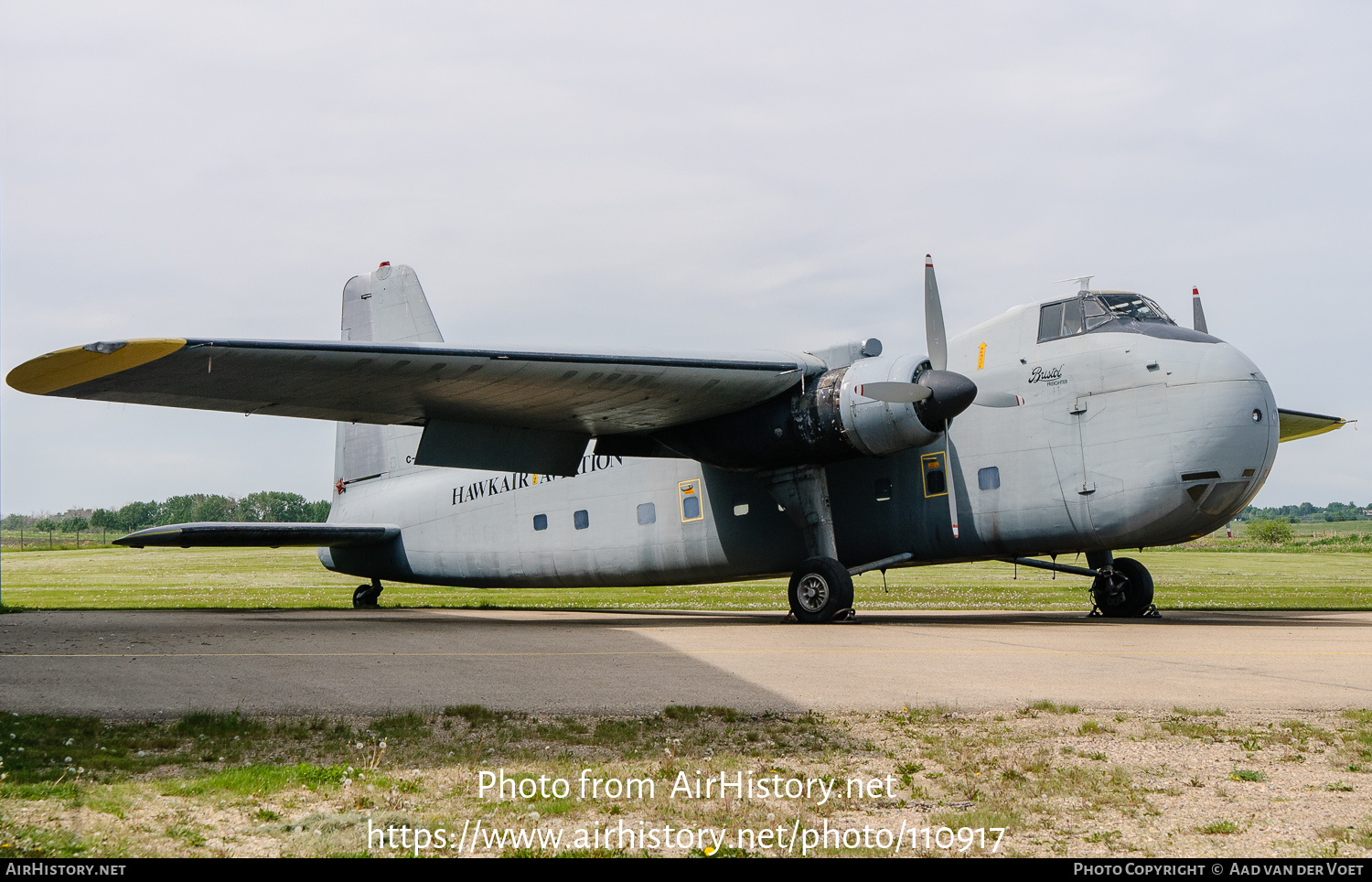 Aircraft Photo of C-GYQS | Bristol 170 Freighter Mk31M | Hawkair Aviation Services | AirHistory.net #110917