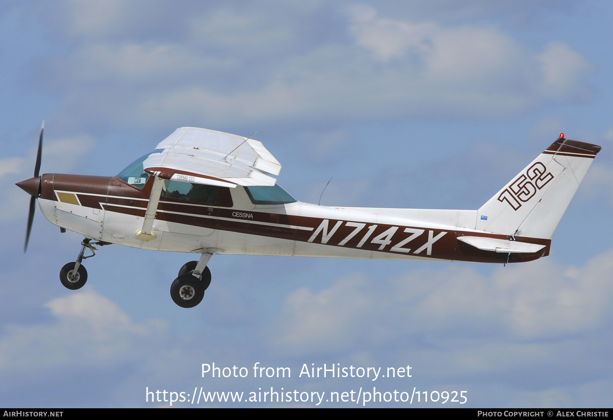 Aircraft Photo of N714ZX | Cessna 152 | AirHistory.net #110925