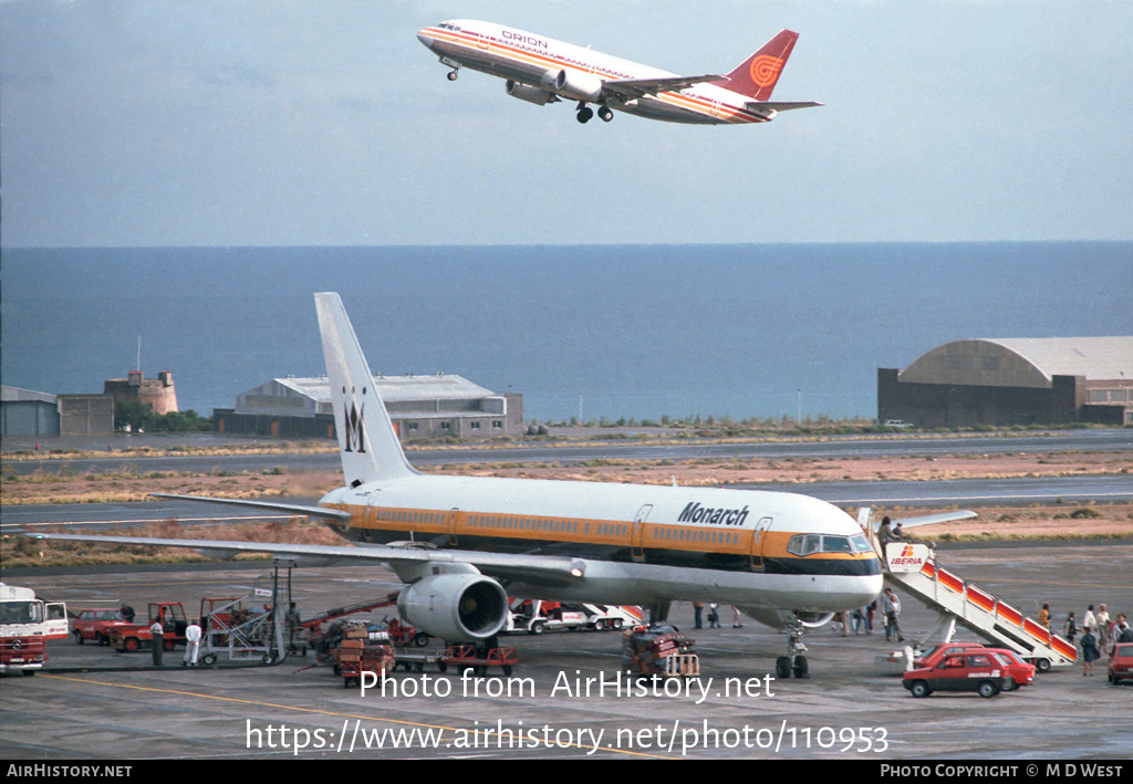 Aircraft Photo of G-MONE | Boeing 757-2T7 | Monarch Airlines | AirHistory.net #110953