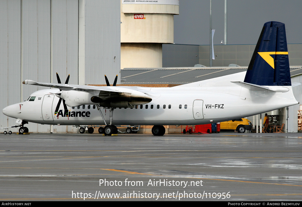 Aircraft Photo of VH-FKZ | Fokker 50 | Alliance Airlines | AirHistory.net #110956