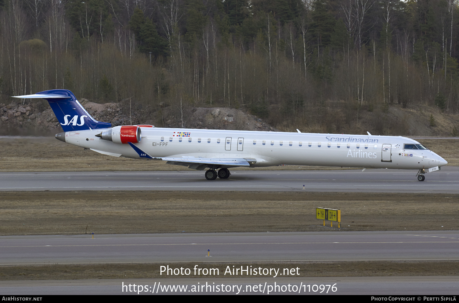 Aircraft Photo of EI-FPF | Bombardier CRJ-900LR (CL-600-2D24) | Scandinavian Airlines - SAS | AirHistory.net #110976