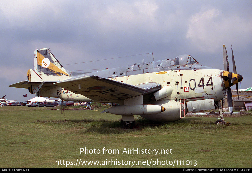 Aircraft Photo of XL472 | Fairey Gannet AEW.3 | UK - Navy | AirHistory.net #111013