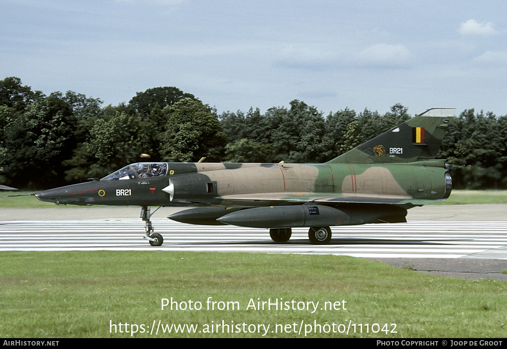 Aircraft Photo of BR21 | Dassault Mirage 5BR | Belgium - Air Force | AirHistory.net #111042