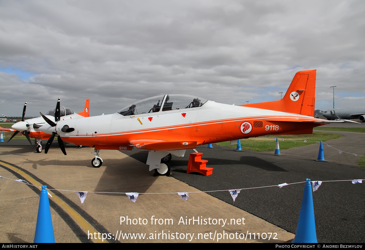 Aircraft Photo of 9118 | Pilatus PC-21 | Singapore - Air Force | AirHistory.net #111072