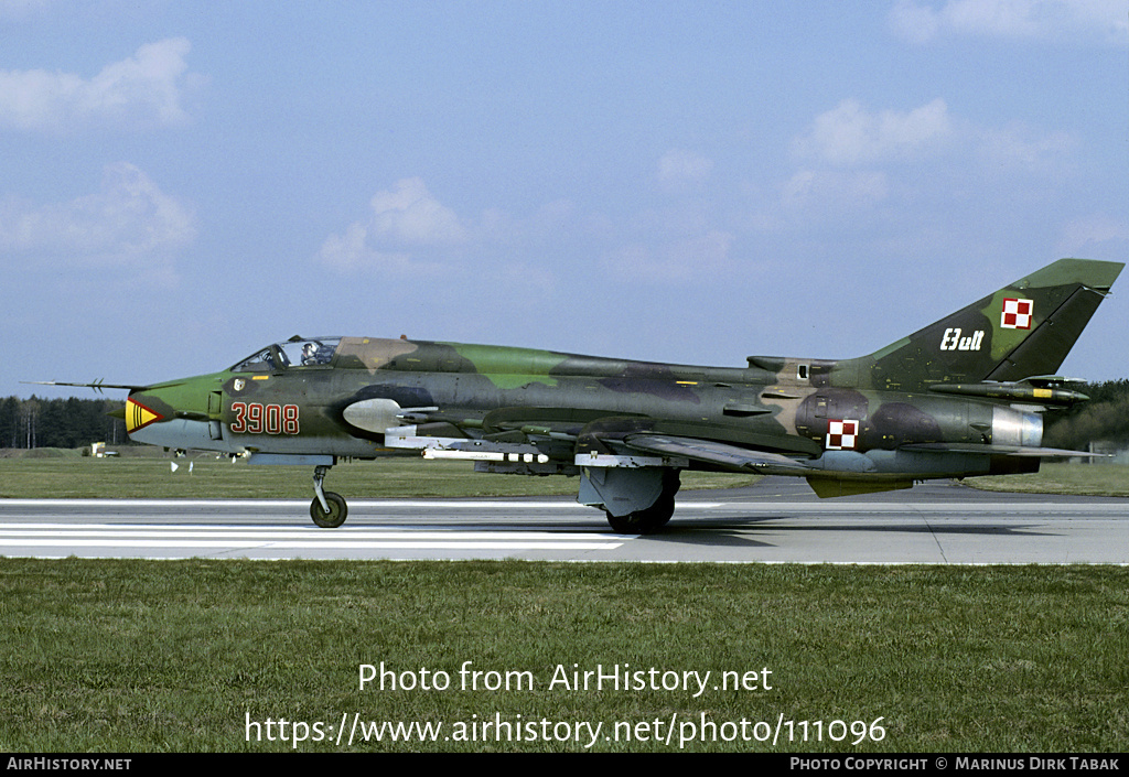 Aircraft Photo of 3908 | Sukhoi Su-22M4 | Poland - Air Force | AirHistory.net #111096