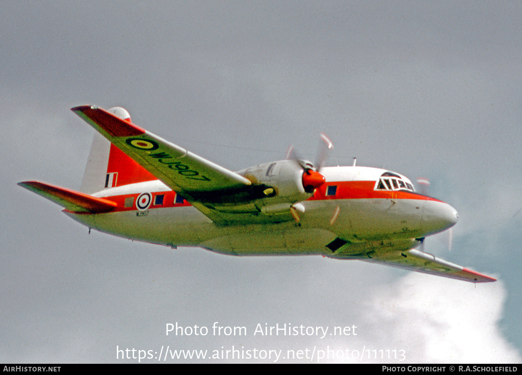 Aircraft Photo of WJ907 | Vickers 668 Varsity T.1 | UK - Air Force | AirHistory.net #111113