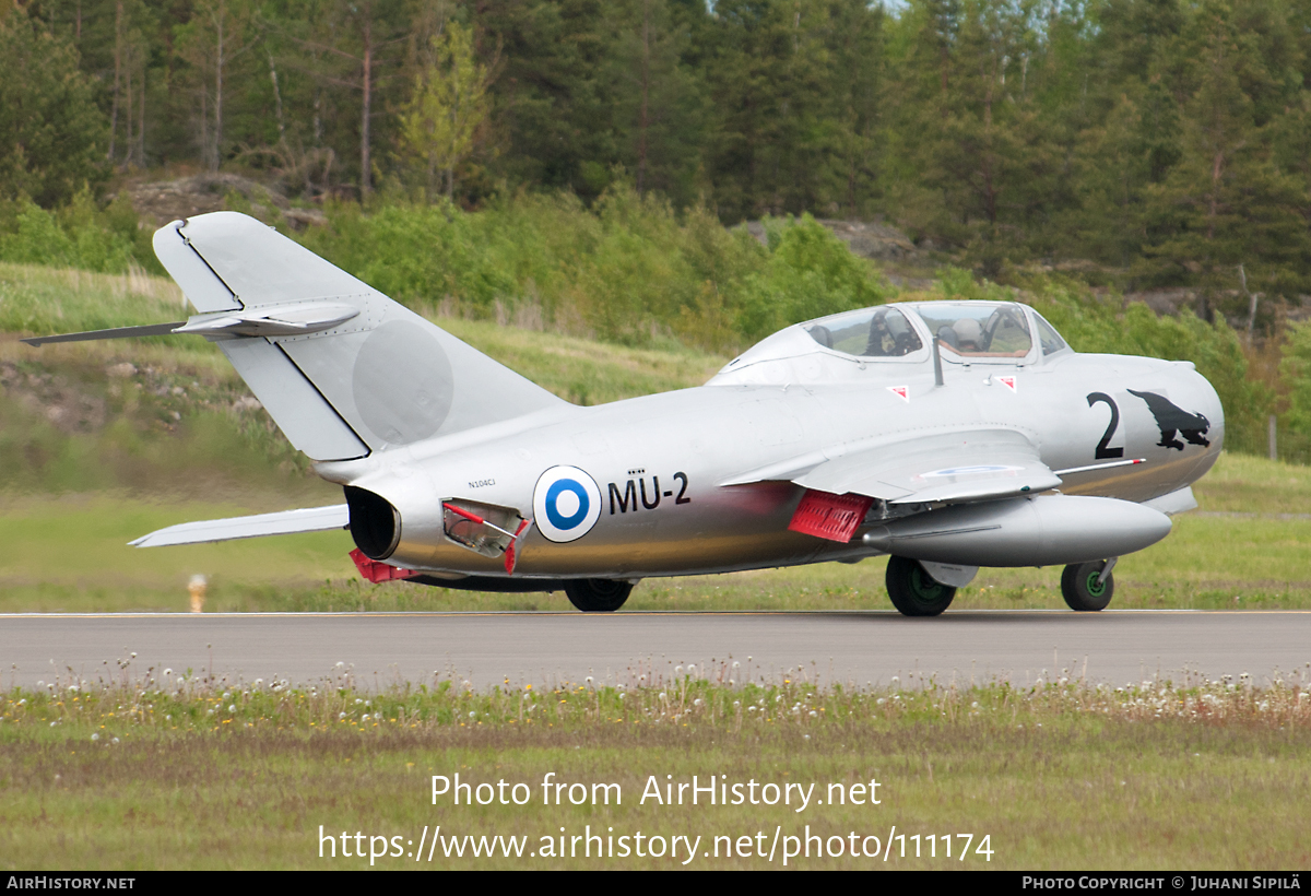 Aircraft Photo of N104CJ / MU-2 | PZL-Mielec Lim-2 (MiG-15) | Finland - Air Force | AirHistory.net #111174