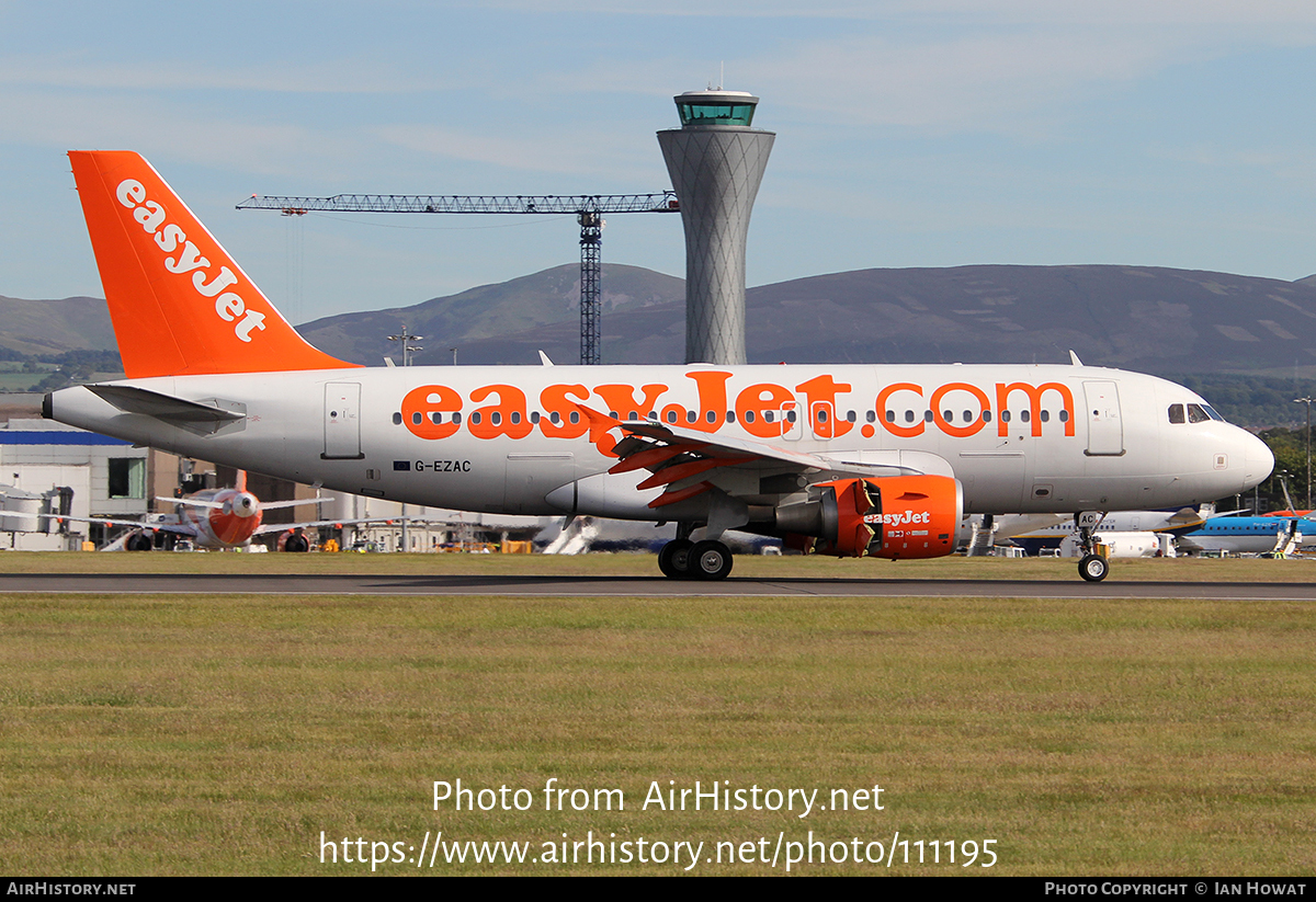 Aircraft Photo of G-EZAC | Airbus A319-111 | EasyJet | AirHistory.net #111195