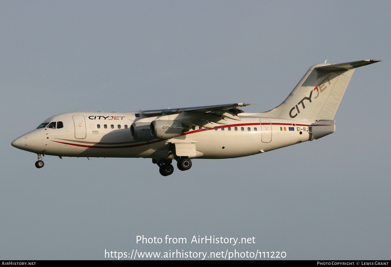 Aircraft Photo of EI-RJF | British Aerospace Avro 146-RJ85A | CityJet | AirHistory.net #111220