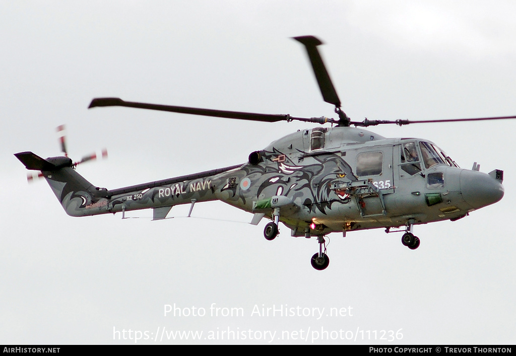 Aircraft Photo of XZ250 | Westland WG-13 Lynx HAS3S | UK - Navy | AirHistory.net #111236