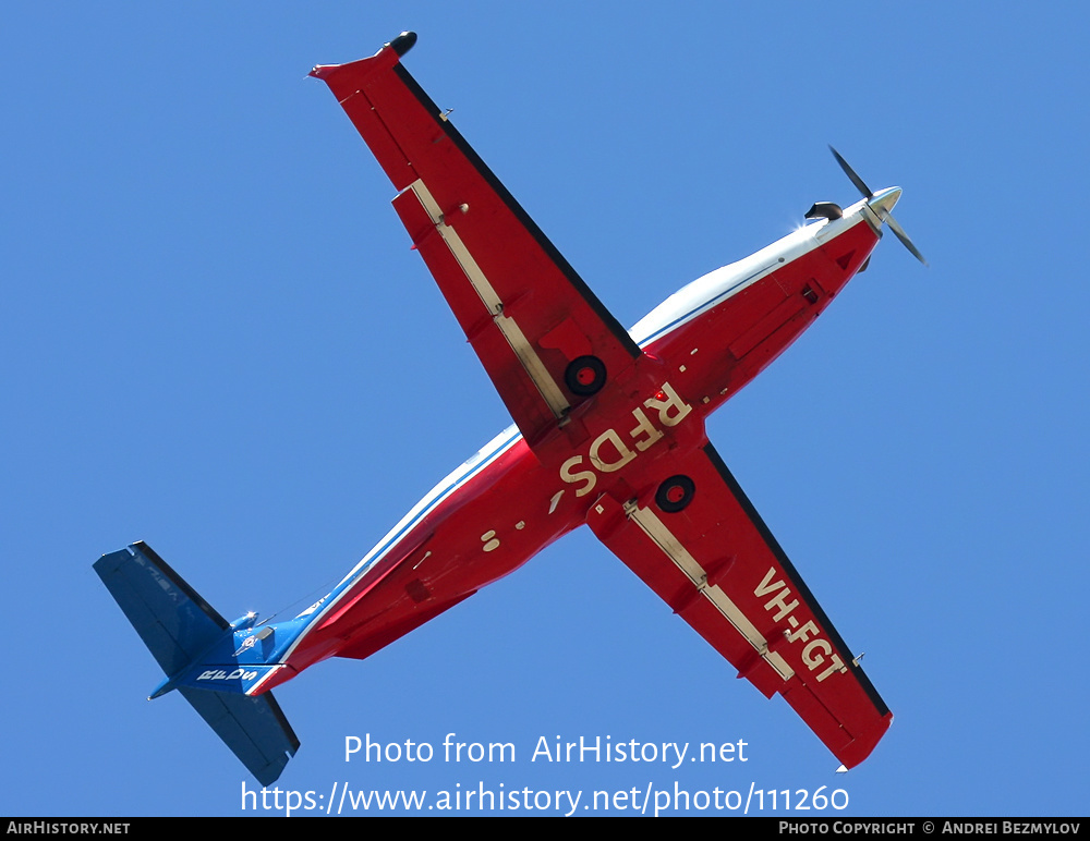 Aircraft Photo of VH-FGT | Pilatus PC-12/45 | Royal Flying Doctor Service - RFDS | AirHistory.net #111260