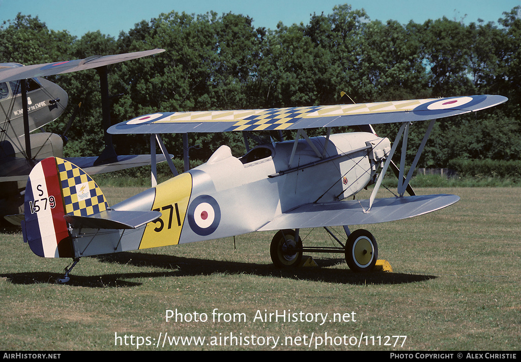 Aircraft Photo of G-BBVO / S1579 | Isaacs Fury II | UK - Air Force | AirHistory.net #111277