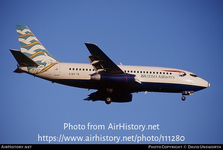 Aircraft Photo of G-BKYB | Boeing 737-236/Adv | British Airways | AirHistory.net #111280