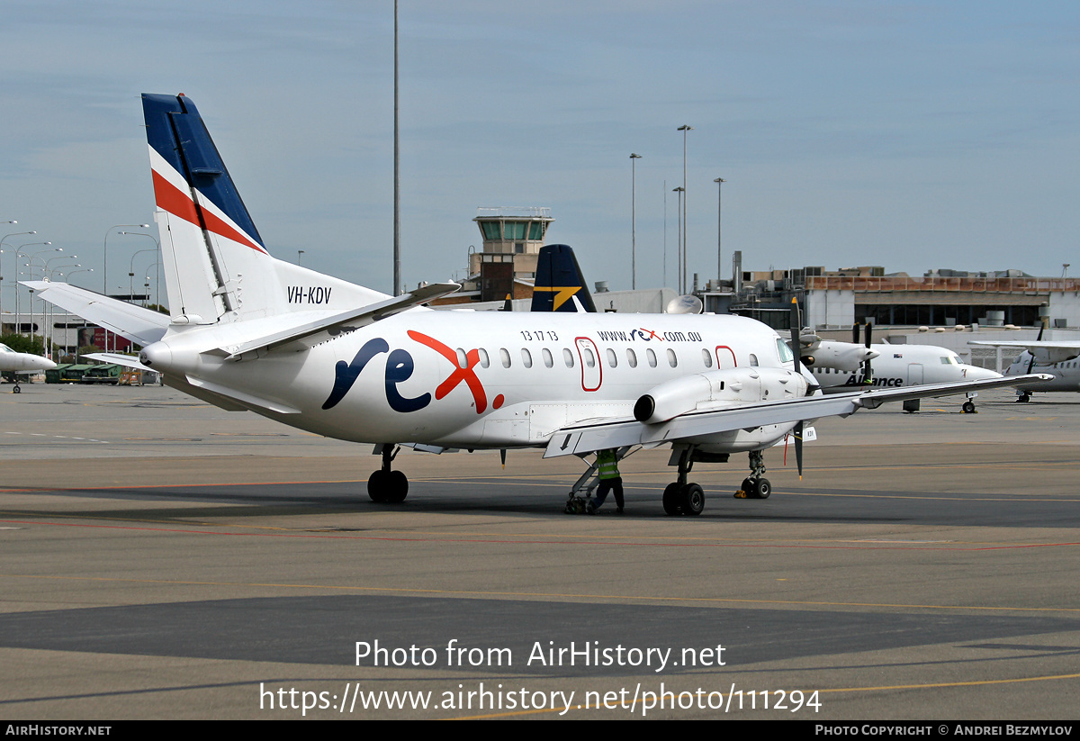 Aircraft Photo of VH-KDV | Saab 340B | REX - Regional Express | AirHistory.net #111294