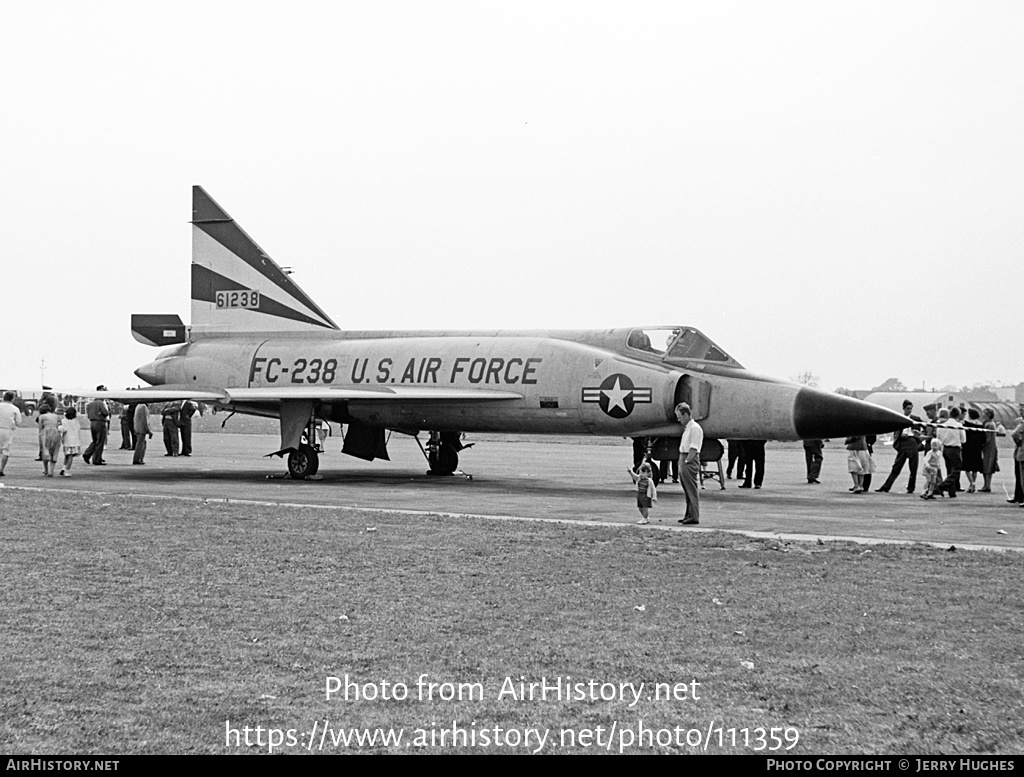 Aircraft Photo of 56-1238 / 61238 | Convair F-102A Delta Dagger | USA - Air Force | AirHistory.net #111359