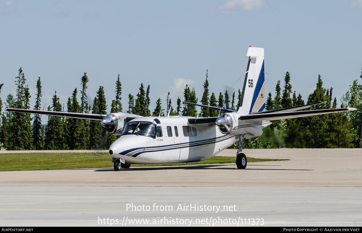 Aircraft Photo of C-FAKP | Aero Commander 690 Turbo Commander | Air Spray | AirHistory.net #111373