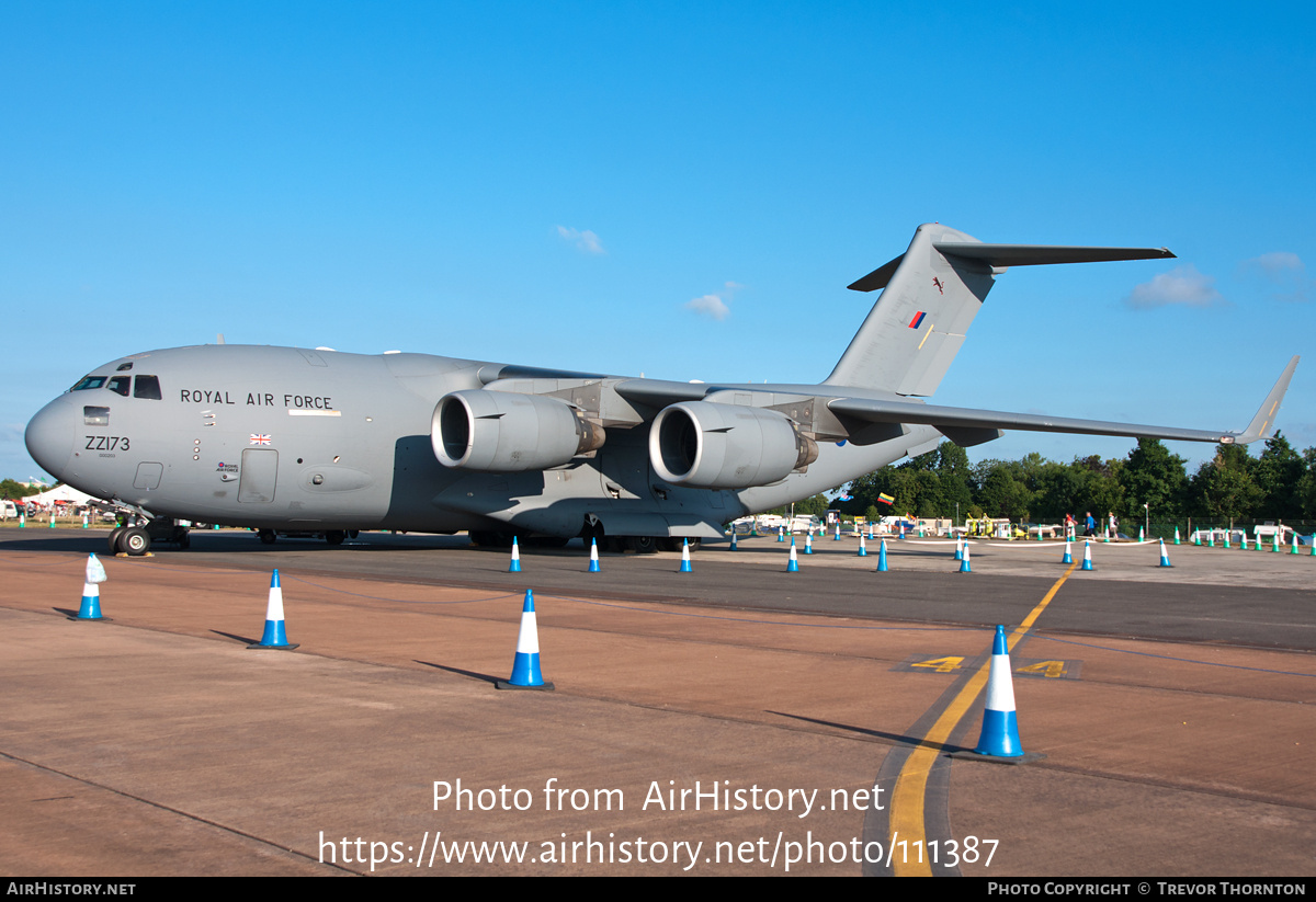 Aircraft Photo of ZZ173 | Boeing C-17A Globemaster III | UK - Air Force | AirHistory.net #111387