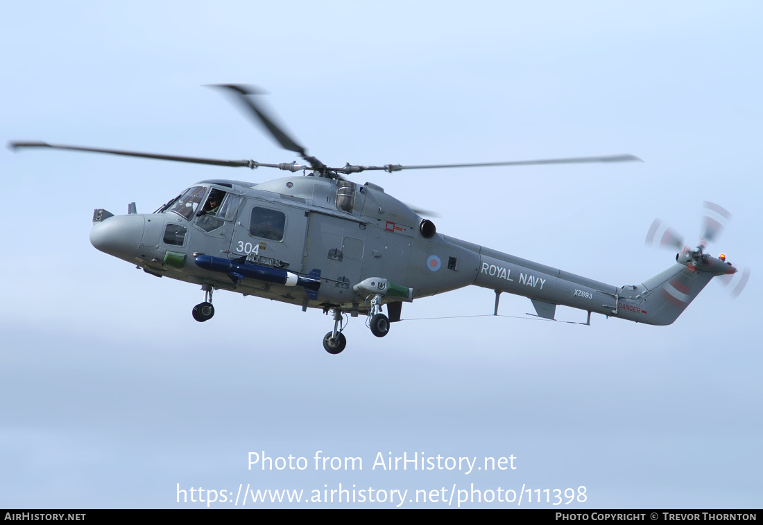 Aircraft Photo of XZ693 | Westland WG-13 Lynx HAS3S | UK - Navy | AirHistory.net #111398