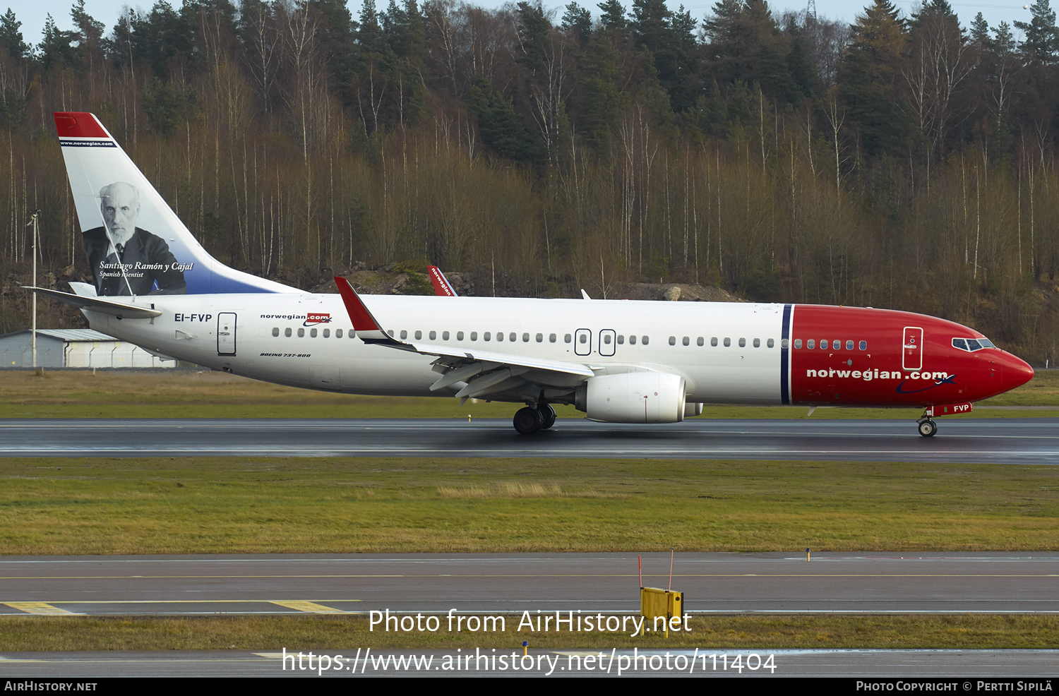 Aircraft Photo of EI-FVP | Boeing 737-8JP | Norwegian | AirHistory.net #111404