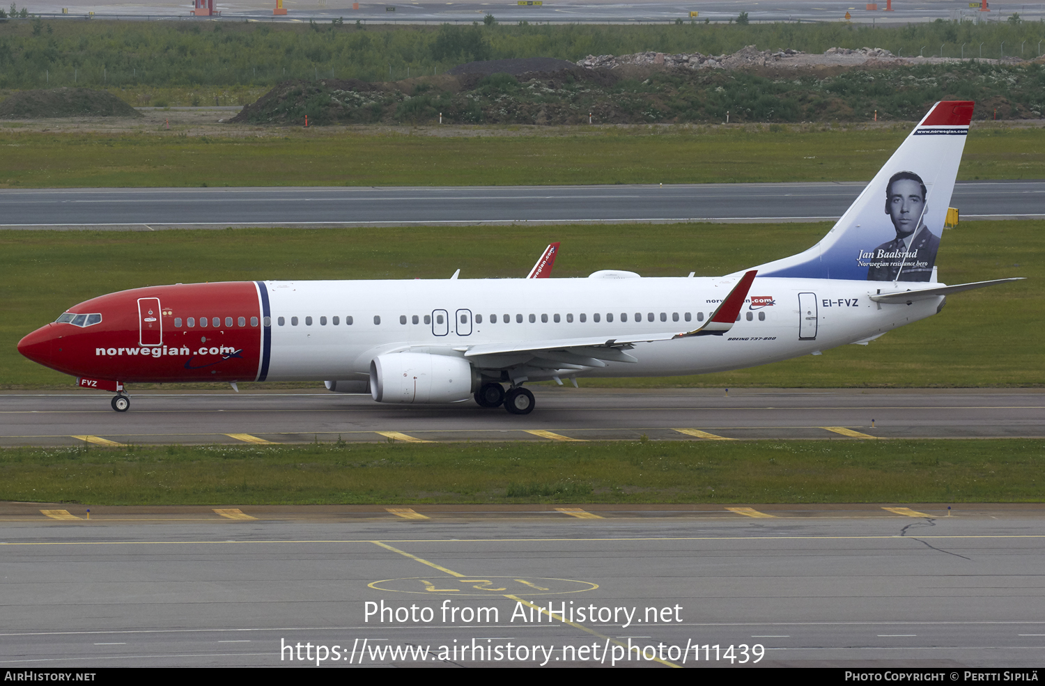 Aircraft Photo of EI-FVZ | Boeing 737-8JP | Norwegian | AirHistory.net #111439