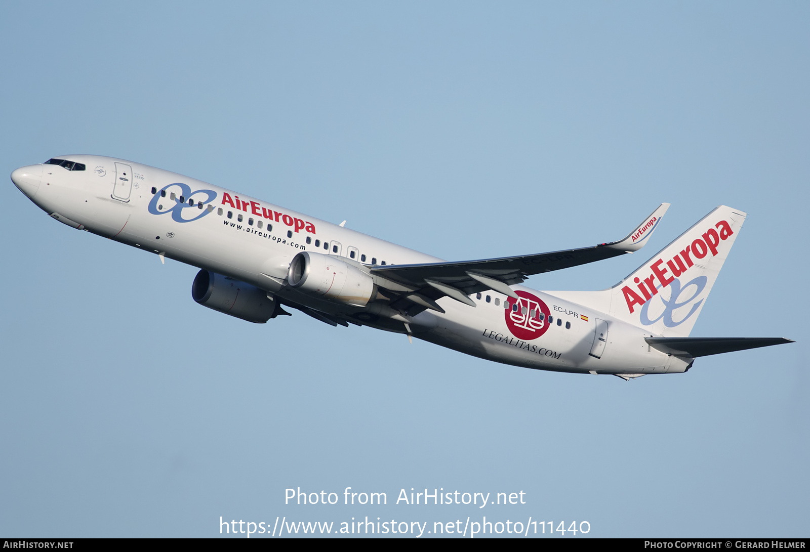 Aircraft Photo of EC-LPR | Boeing 737-85P | Air Europa | AirHistory.net #111440