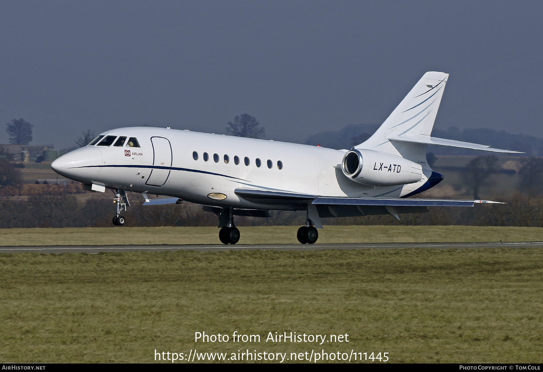 Aircraft Photo of LX-ATD | Dassault Falcon 2000DX | AirHistory.net #111445