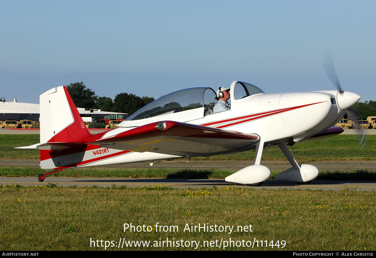 Aircraft Photo of N421RT | Van's RV-8 | AirHistory.net #111449