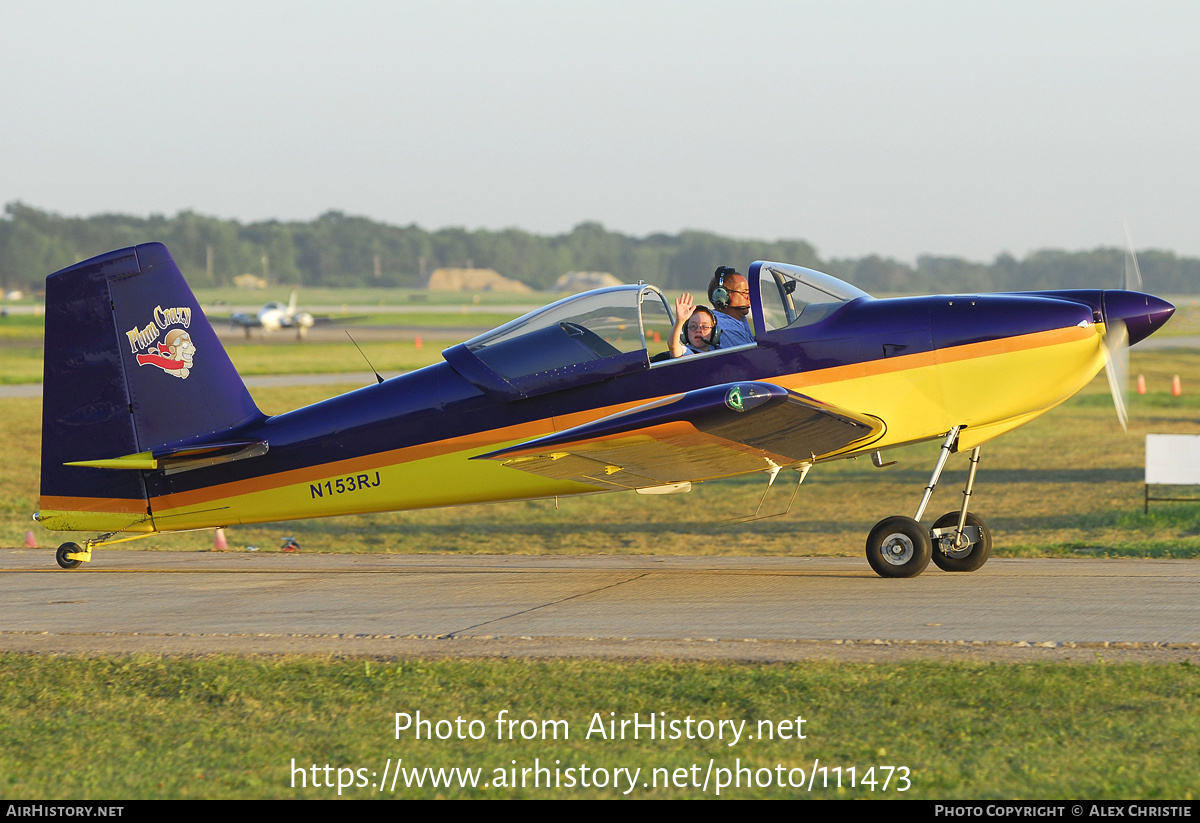 Aircraft Photo of N153RJ | Van's RV-7 | AirHistory.net #111473