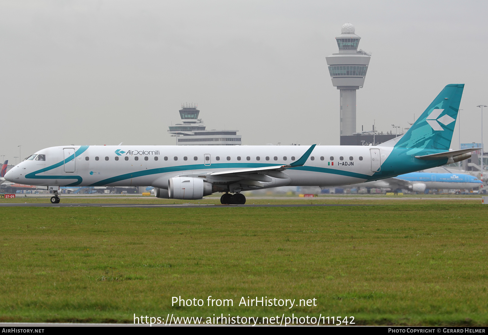 Aircraft Photo of I-ADJN | Embraer 195LR (ERJ-190-200LR) | Air Dolomiti | AirHistory.net #111542