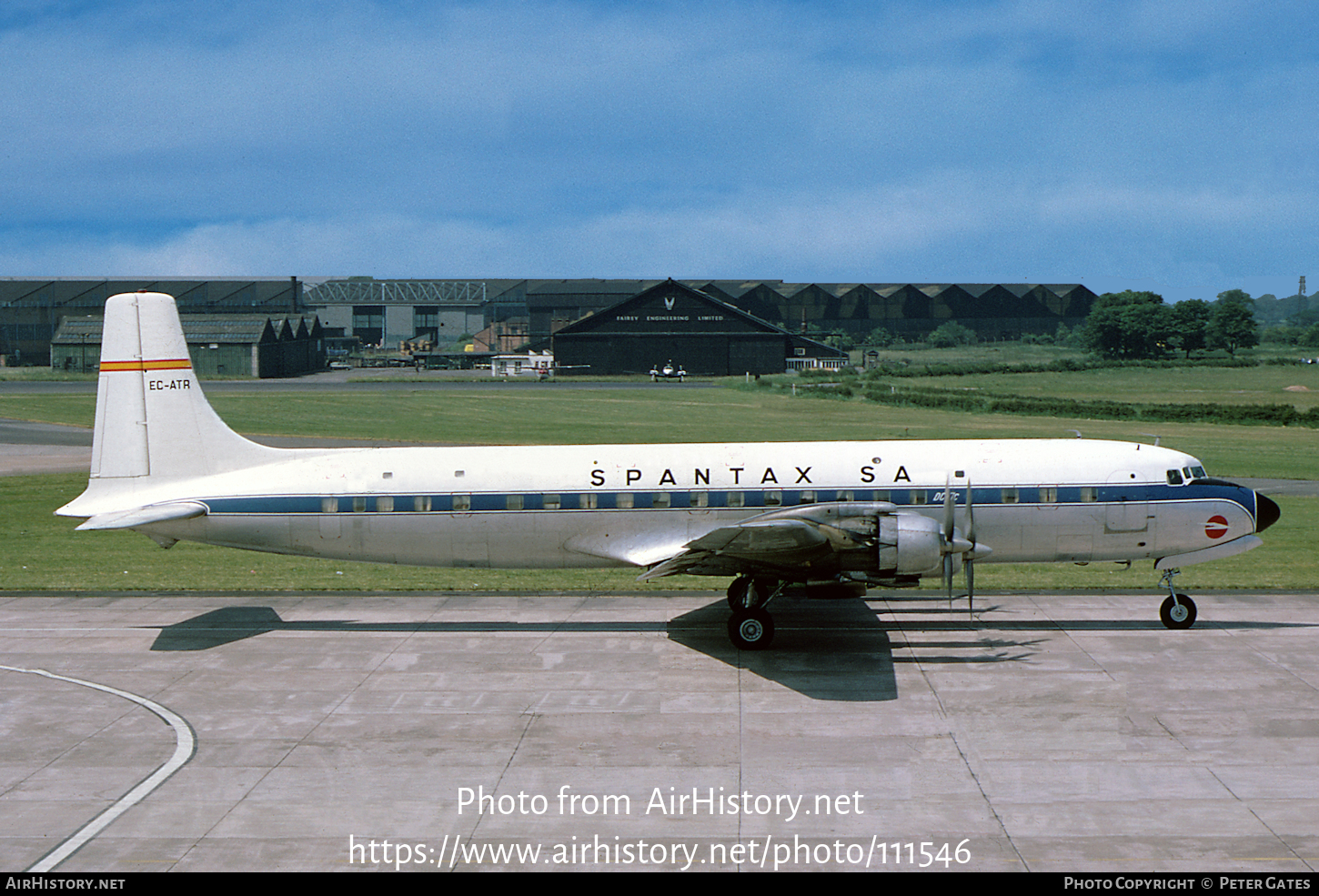 Aircraft Photo of EC-ATR | Douglas DC-7C | Spantax | AirHistory.net #111546