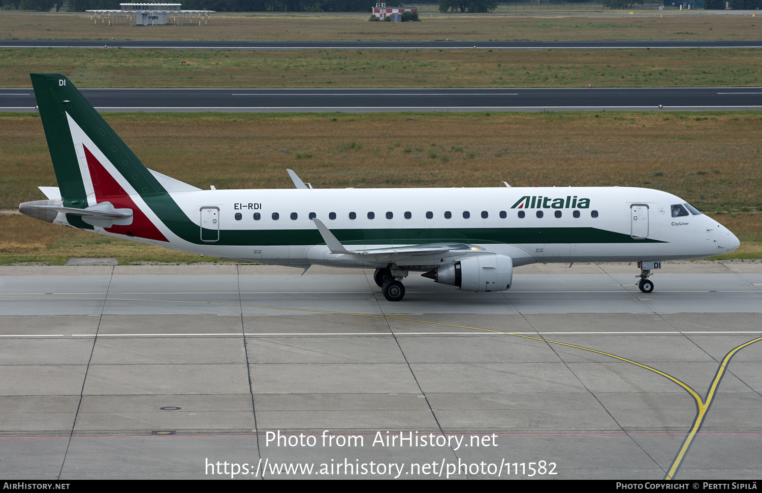 Aircraft Photo of EI-RDI | Embraer 175STD (ERJ-170-200STD) | Alitalia CityLiner | AirHistory.net #111582