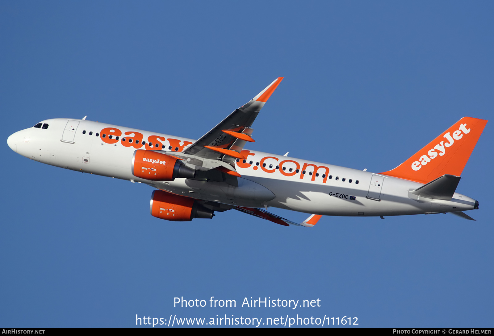 Aircraft Photo of G-EZOC | Airbus A320-214 | EasyJet | AirHistory.net #111612