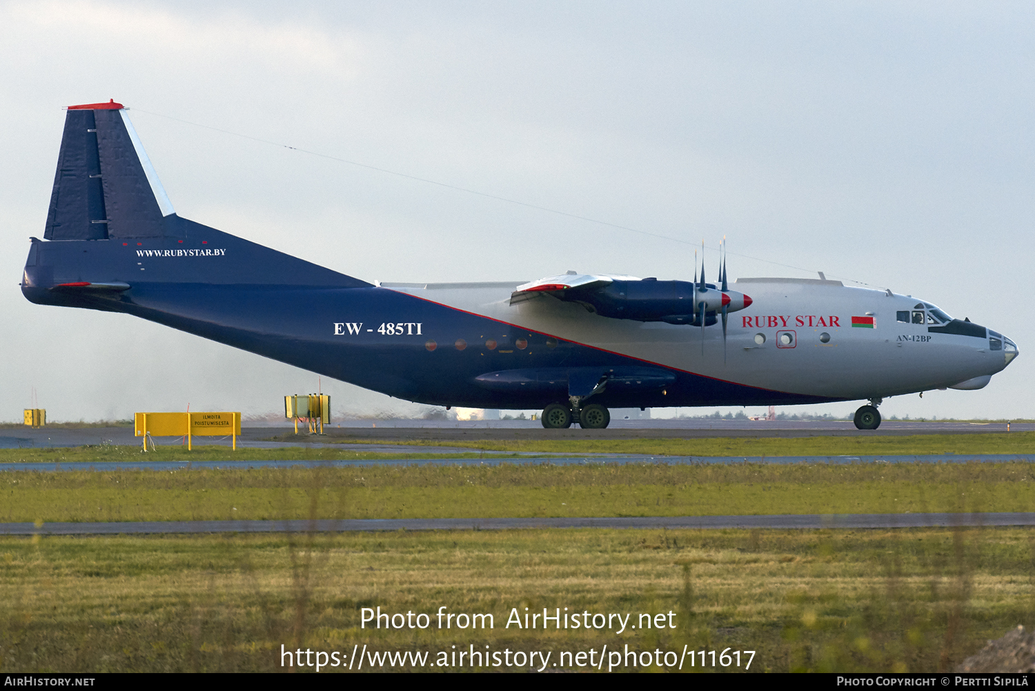 Aircraft Photo of EW-485TI | Antonov An-12B | Ruby Star Airways | AirHistory.net #111617