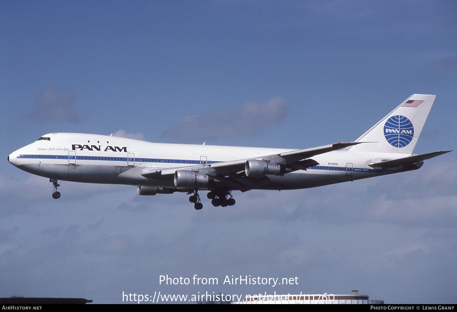 Aircraft Photo of N738PA | Boeing 747-121 | Pan American World Airways - Pan Am | AirHistory.net #111760