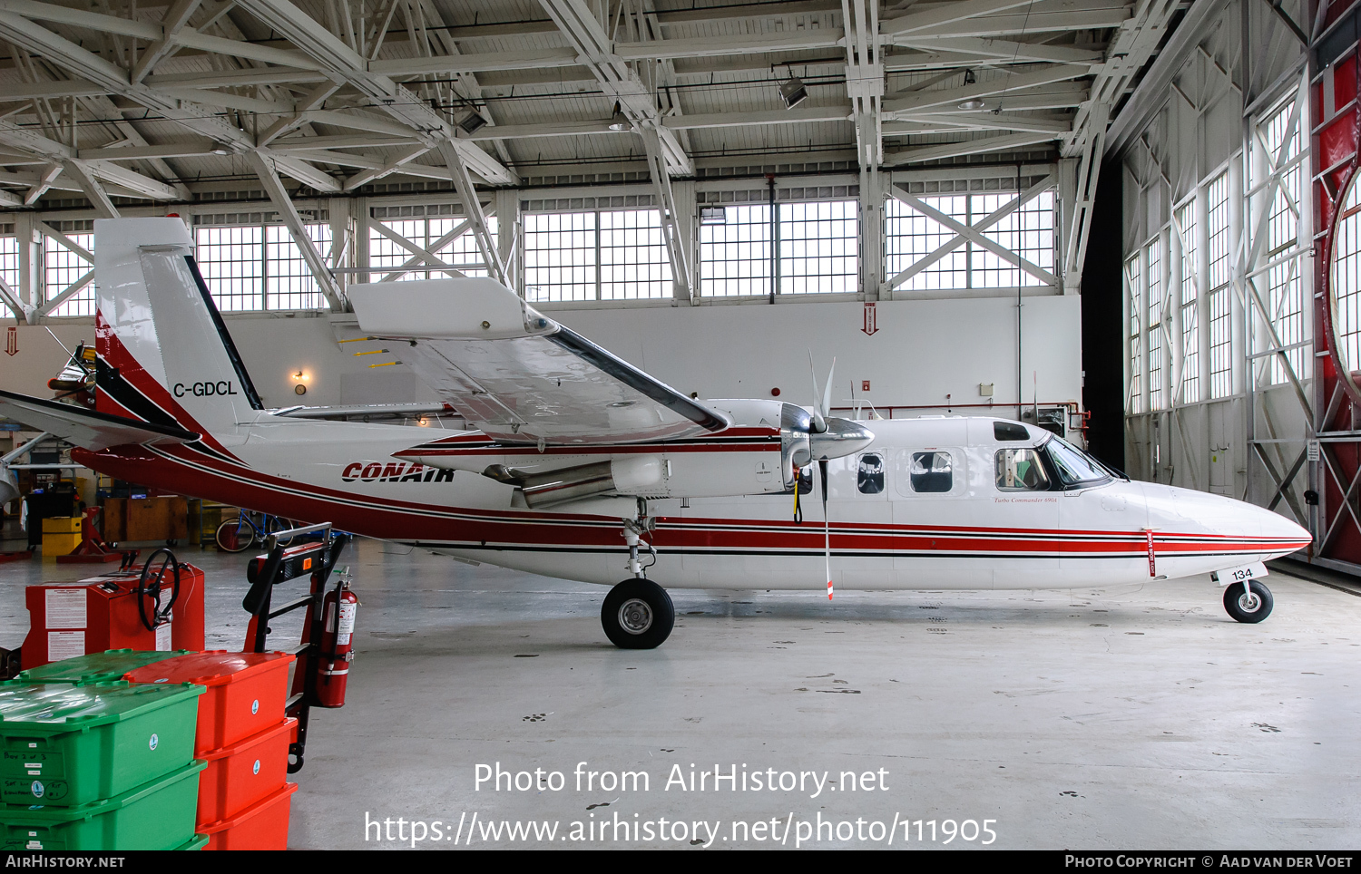 Aircraft Photo of C-GDCL | Rockwell 690A Turbo Commander | Conair Aviation | AirHistory.net #111905