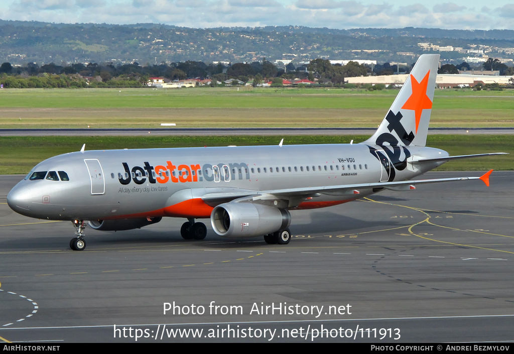 Aircraft Photo of VH-VGU | Airbus A320-232 | Jetstar Airways | AirHistory.net #111913