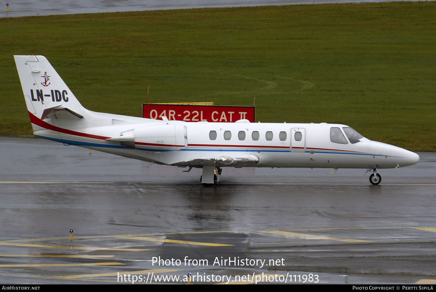 Aircraft Photo of LN-IDC | Cessna 560 Citation Encore | Hesnes Air | AirHistory.net #111983