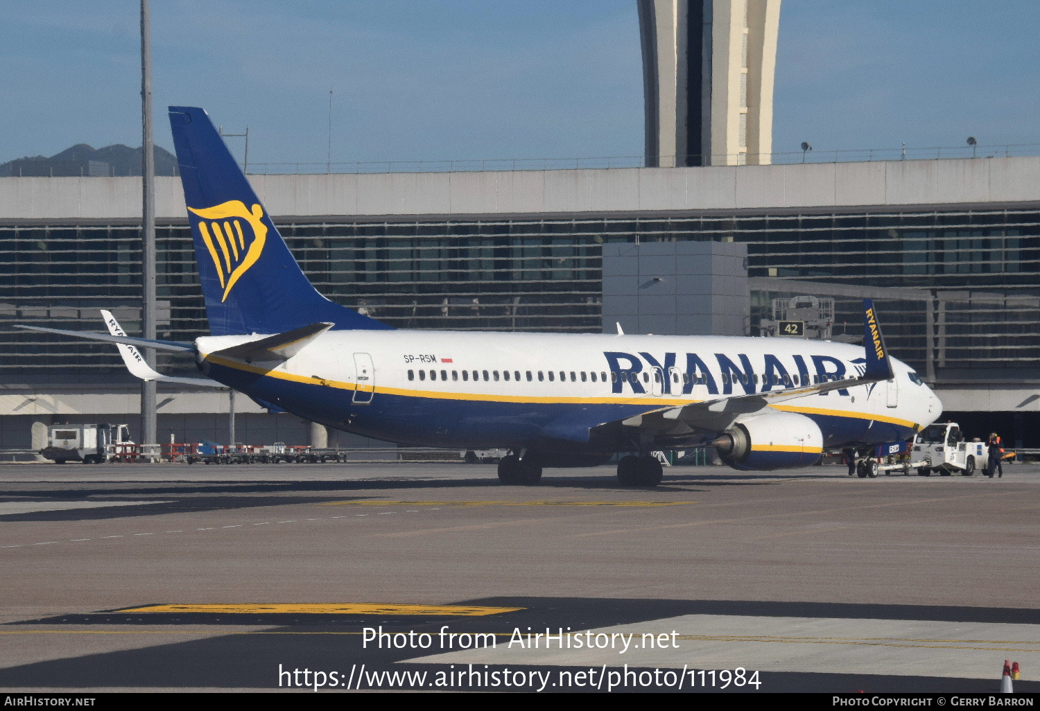 Aircraft Photo of SP-RSM | Boeing 737-800 | Ryanair | AirHistory.net #111984