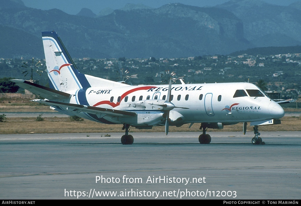 Aircraft Photo of F-GMVX | Saab 340B | Régional Airlines | AirHistory.net #112003